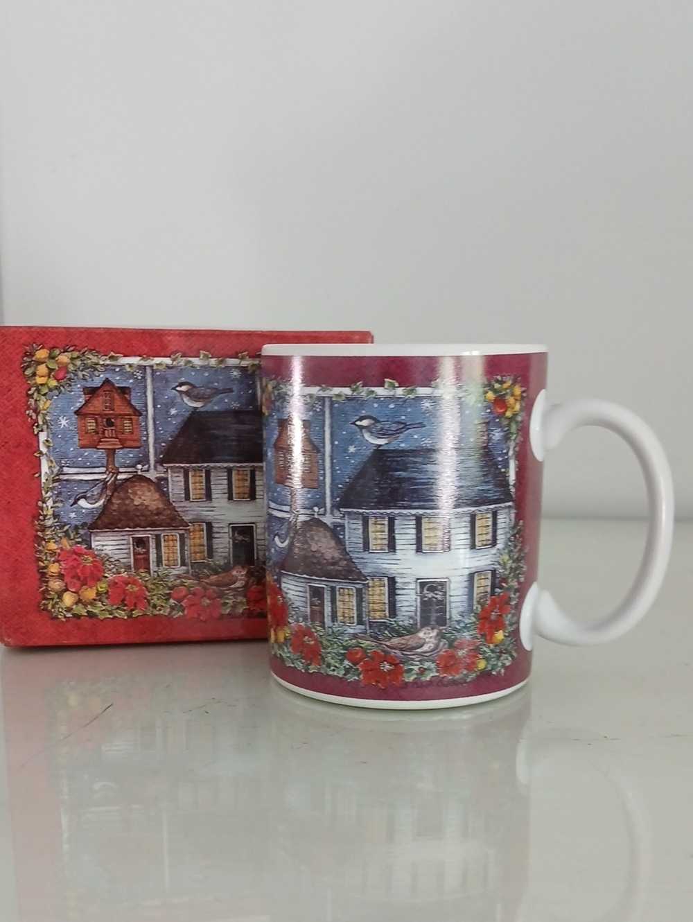 HOLIDAY HOME Mug 1999 The Colonial Williamsburg Foundation For Lang & Wise